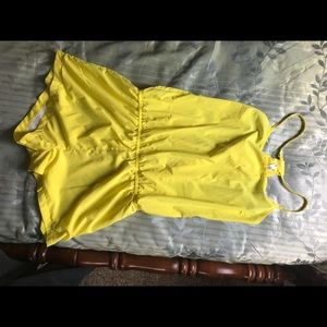 Yellow Fabletics romper